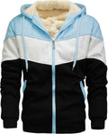 Men's Winter Fleece Thermal Jacket Sherpa Lined Hoodie - Warm Layer as