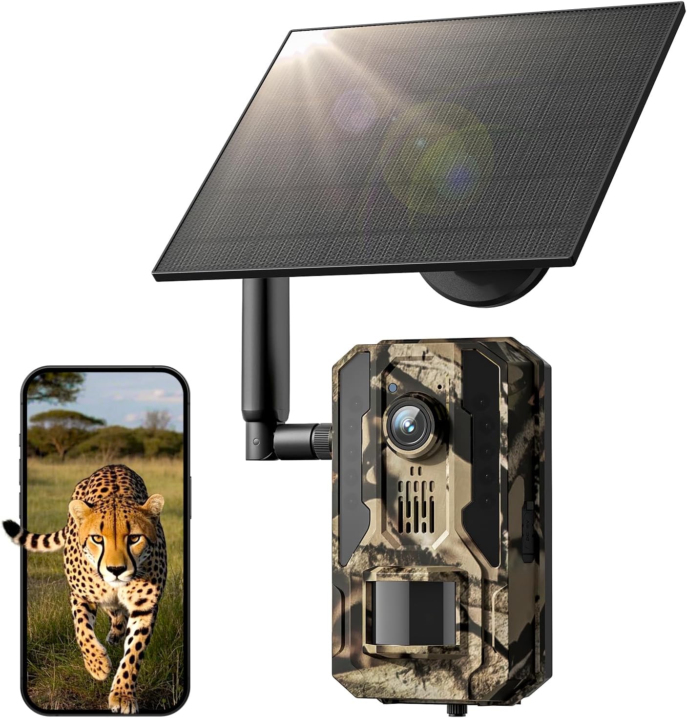 2K Live Streaming Cellular Trail Camera with Night Vision Features