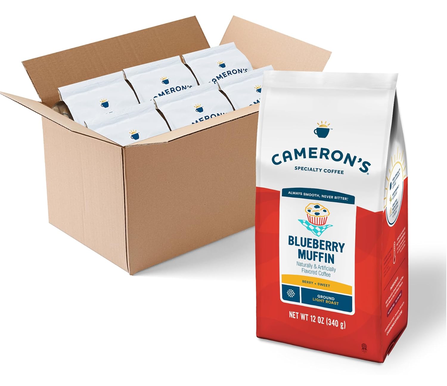 Cameron's Coffee Blueberry Muffin Flavored Ground Coffee Delight