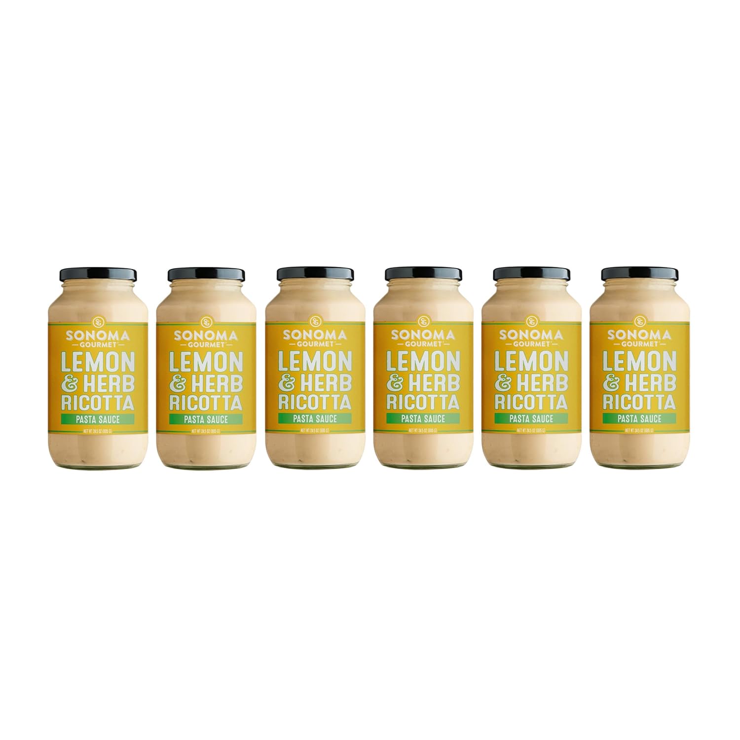 Lemon Herb Ricotta Pasta Sauce - Fresh Ingredients, No Sugar Added