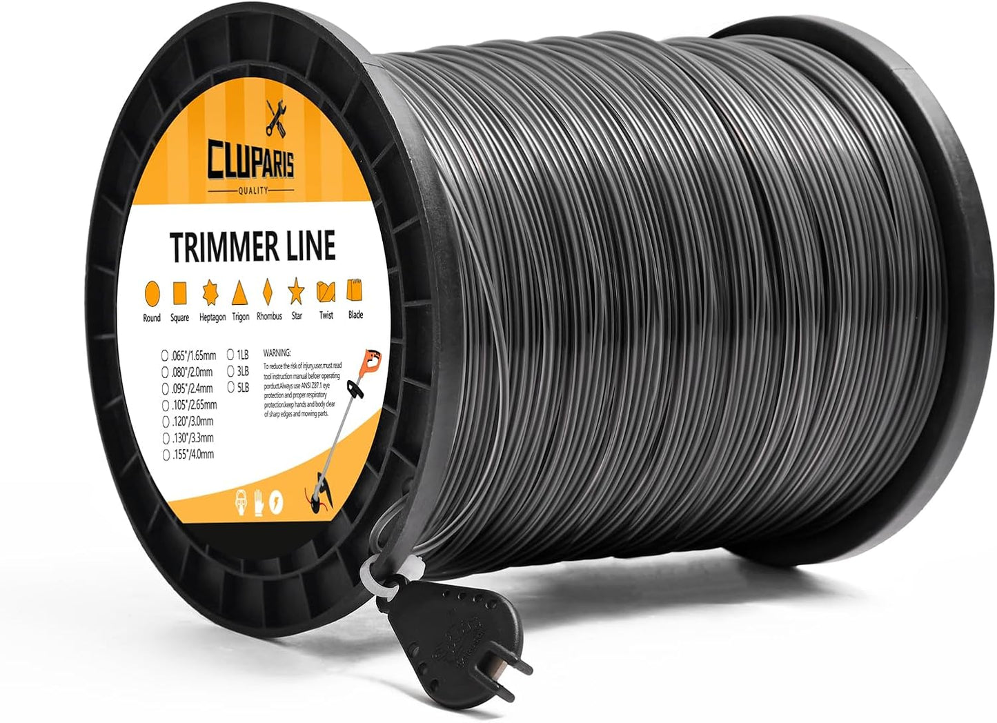 Cluparis Heavy-Duty Magnum Trimmer Line for Lawn Care Needs