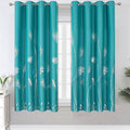Estelar Textiler Teal Blackout Curtains 52Wx63L - Room Darkening