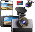 4K Dash Cam Front and Rear Dual Camera - Clear Day & Night Coverage