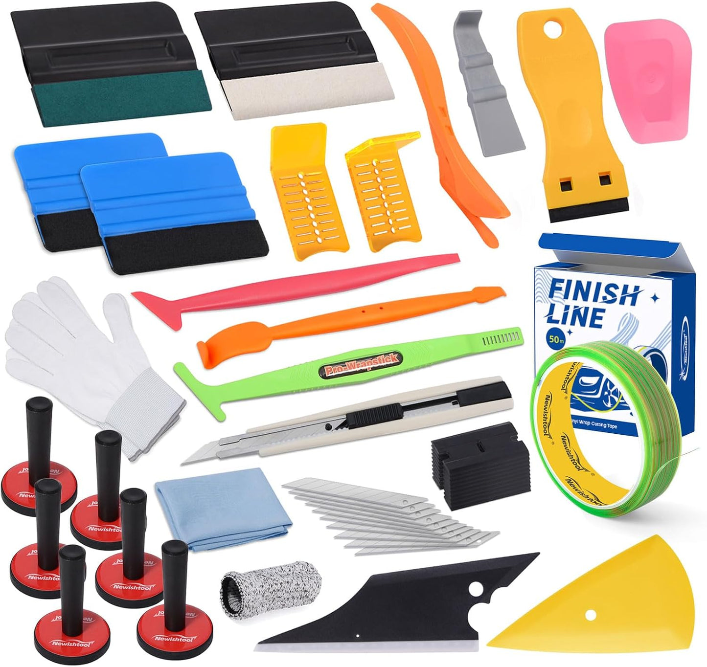 Pro Vinyl Wraps Applicator Tool Kit for Car Wrapping Needs