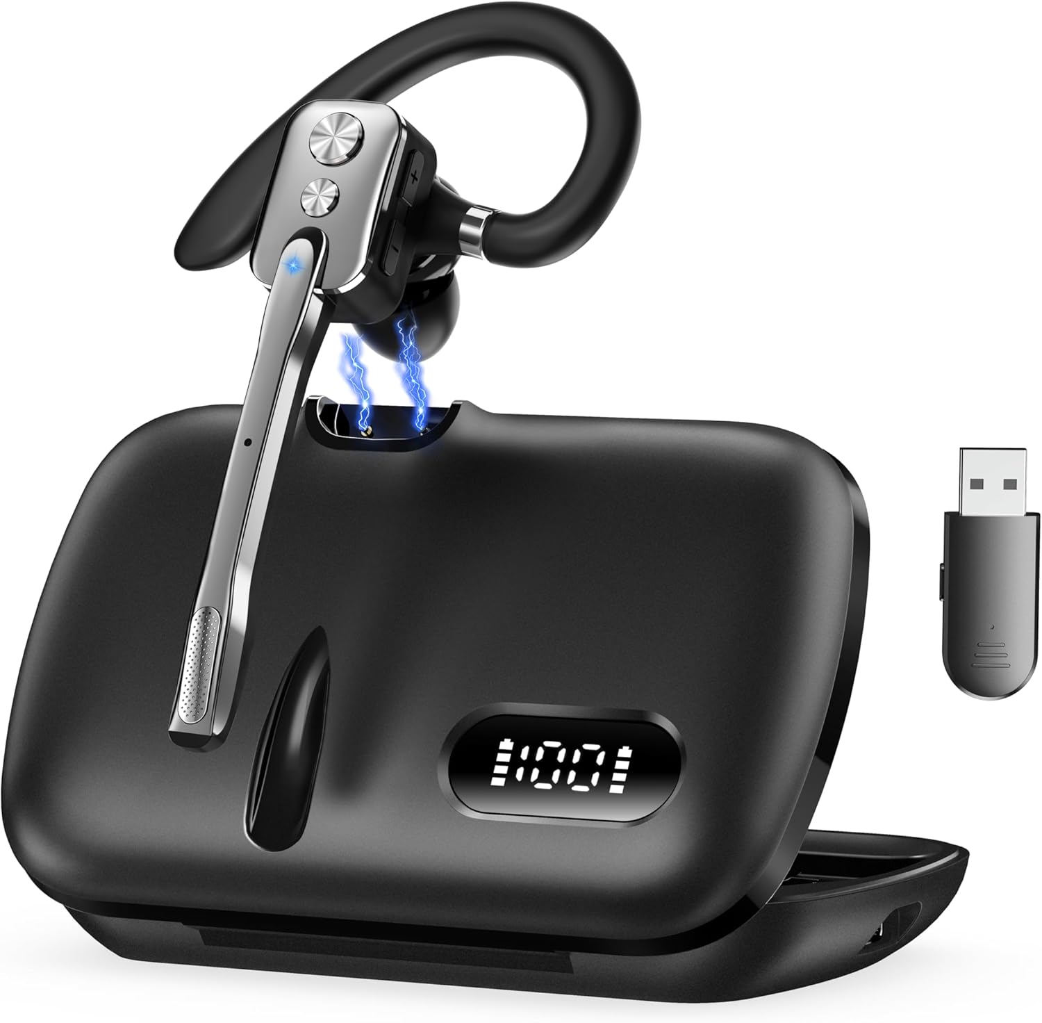 Bluetooth Headset with Noise Canceling for Business Use