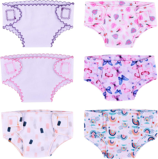 Reusable BABESIDE Baby Doll Diapers - Pretend Play Essential