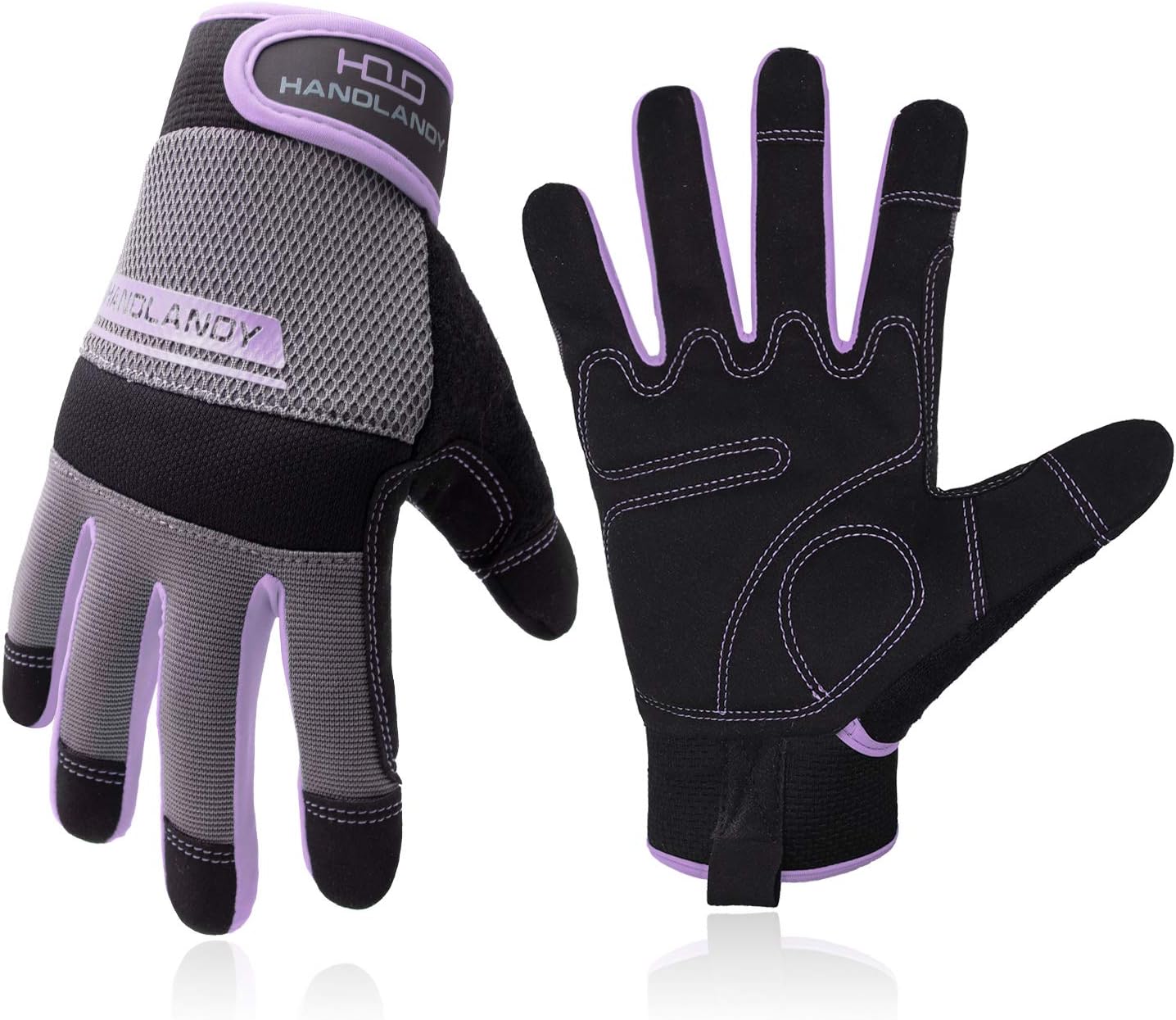 HLDD HANDLANDY Purple Utility Work Gloves