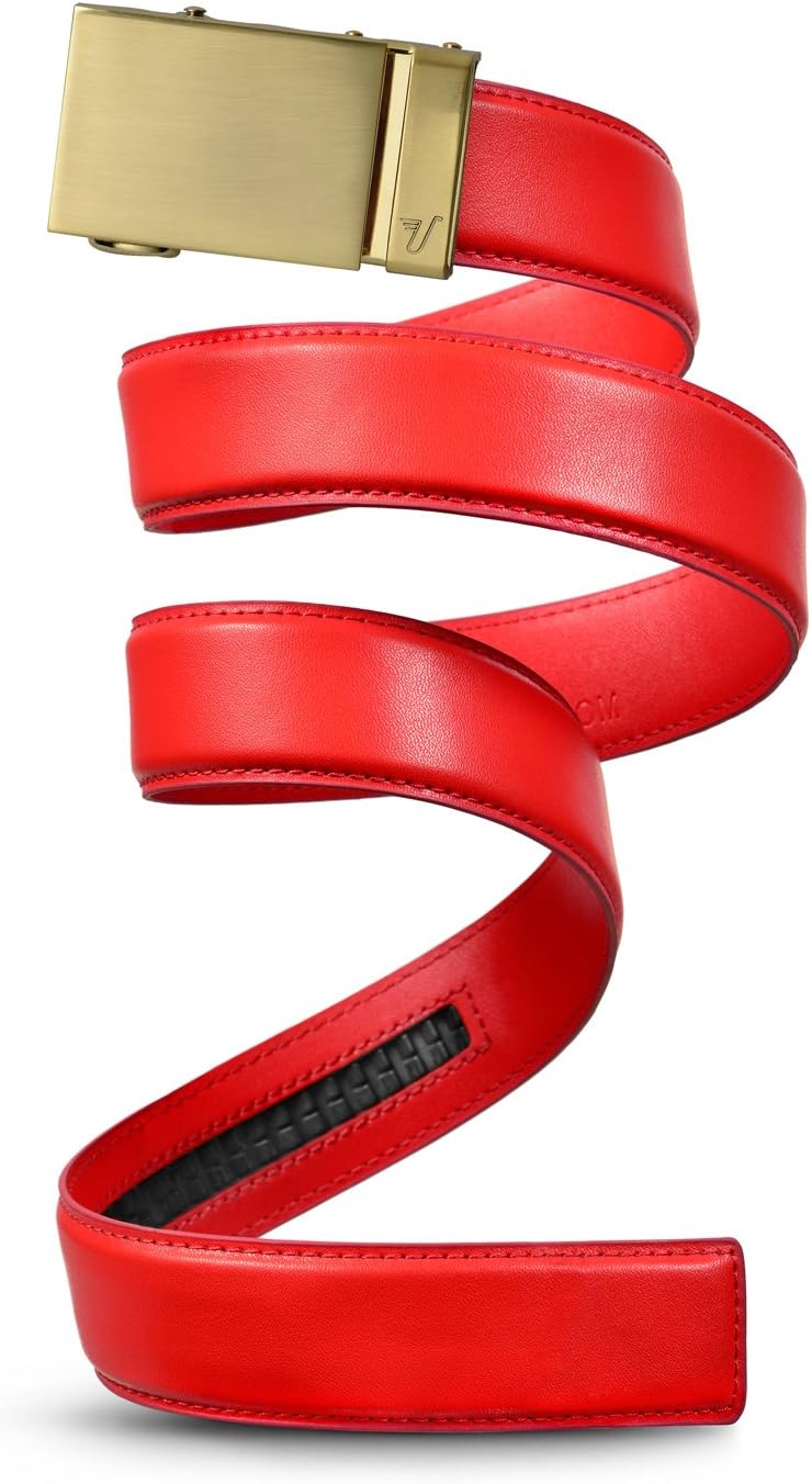 Mission Belt Men's Leather Ratchet Belt for Perfect Fit Every Time