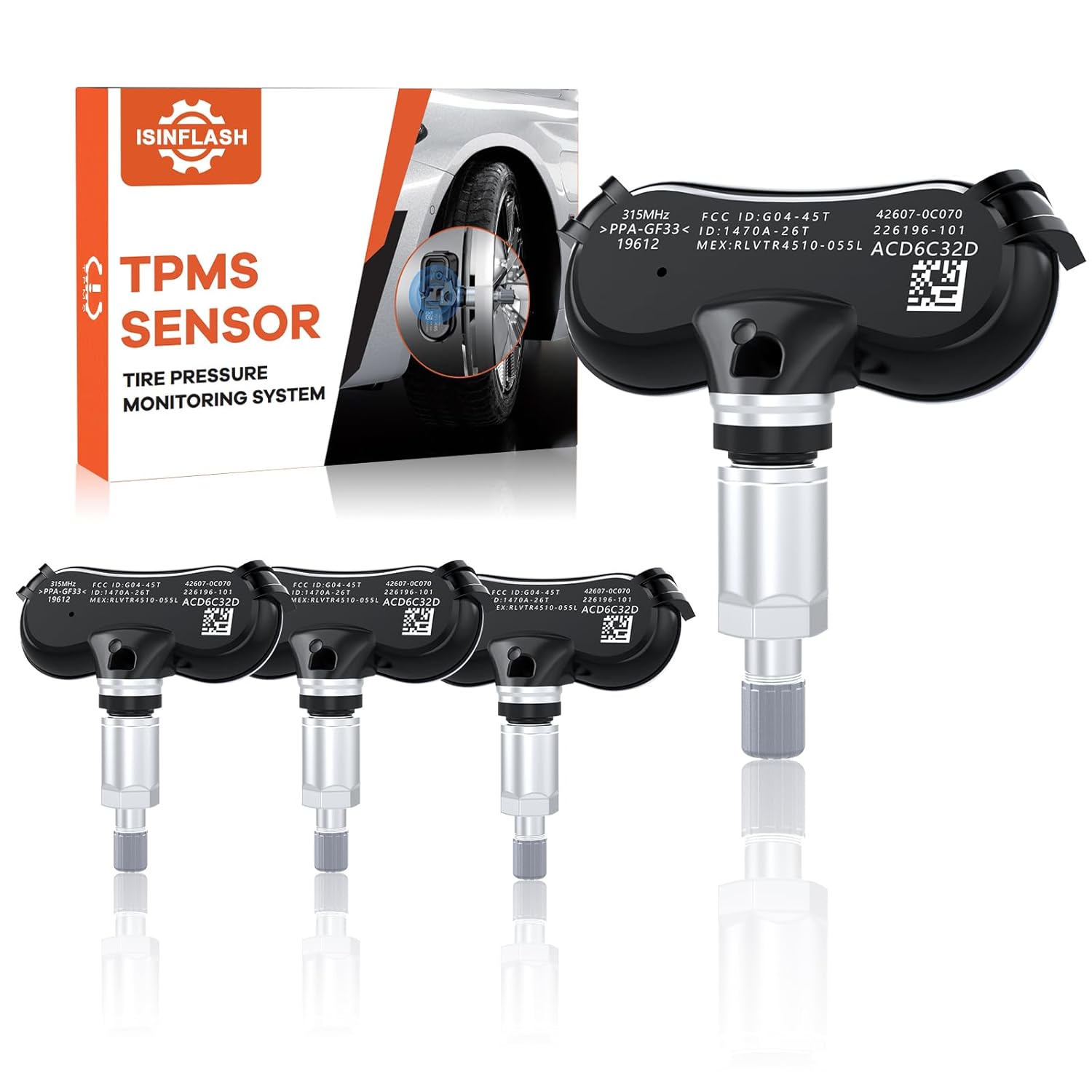 TPMS Sensors for Toyota Sienna, Sequoia, Tundra 2006-2020