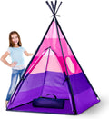 Kids Teepee Play Tent for Toddlers - Portable Indoor Pop Up Playhouse