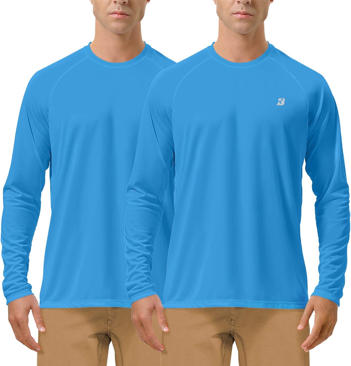 Roadbox Mens UPF 50+ UV Sun Protection Shirts for Outdoor Sports