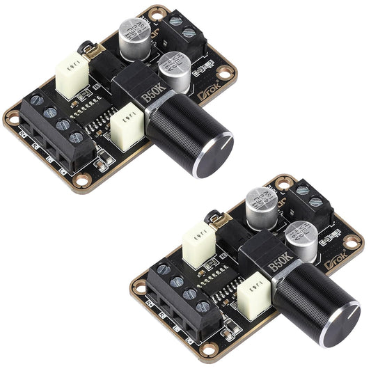 DROK Mini Amplifier Board - Powerful 5W+5W Stereo Sound
