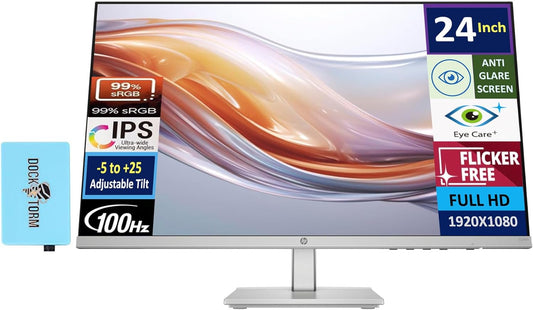 HP Series 5 524sh 24 FHD Monitor: 99% sRGB IPS Display
