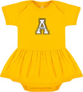 Creative Knitwear College Baby Picot Bodysuit Dress - Team Logo flat