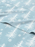 Twin Christmas Snowflakes Sheet Set - Cozy Holiday Bedding