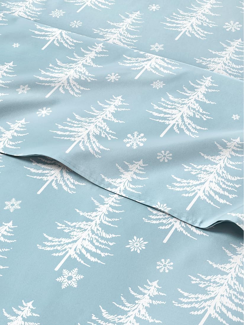 Twin Christmas Snowflakes Sheet Set - Cozy Holiday Bedding