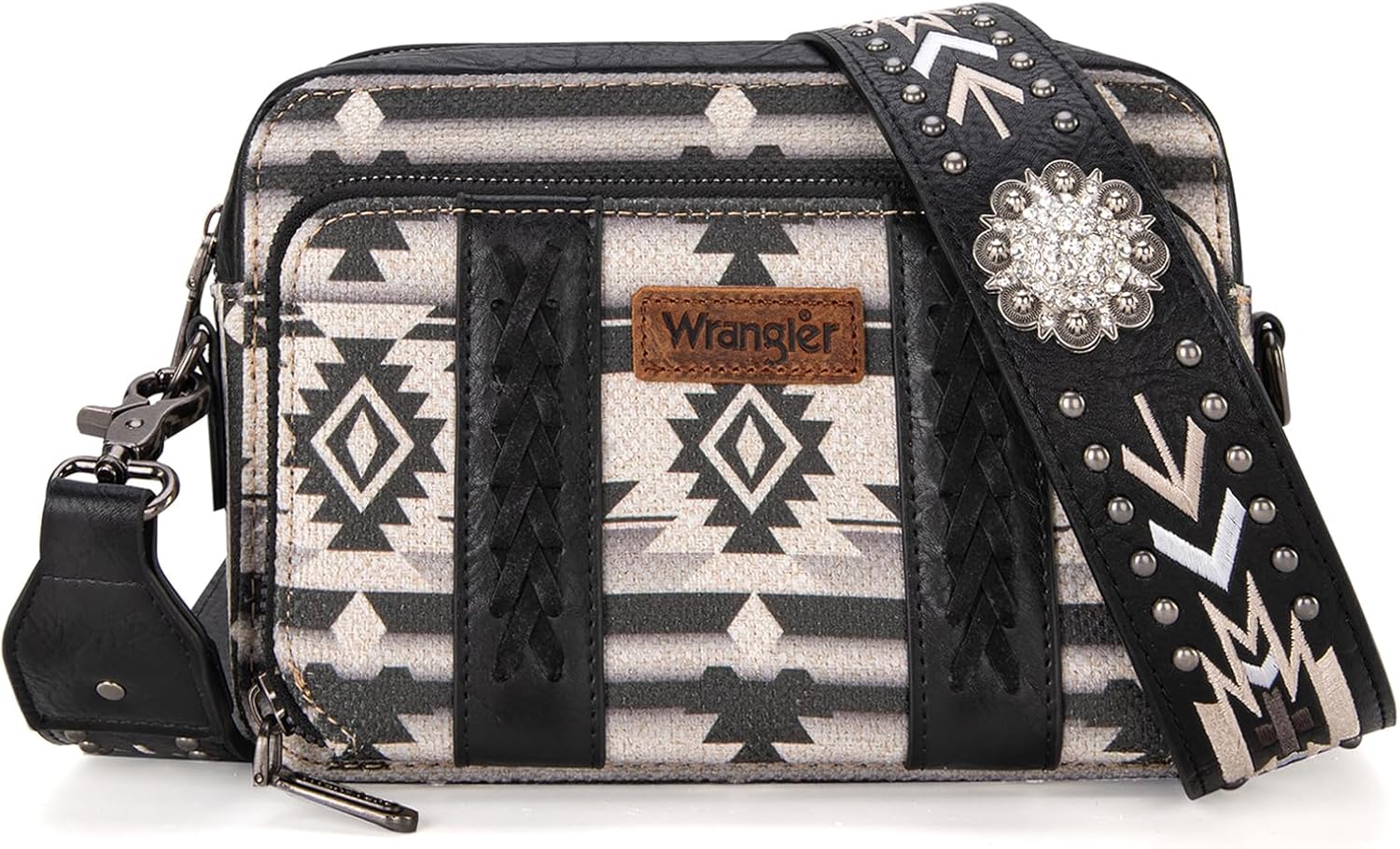 Wrangler Crossbody Bag for Women Boho Aztec Style Purse