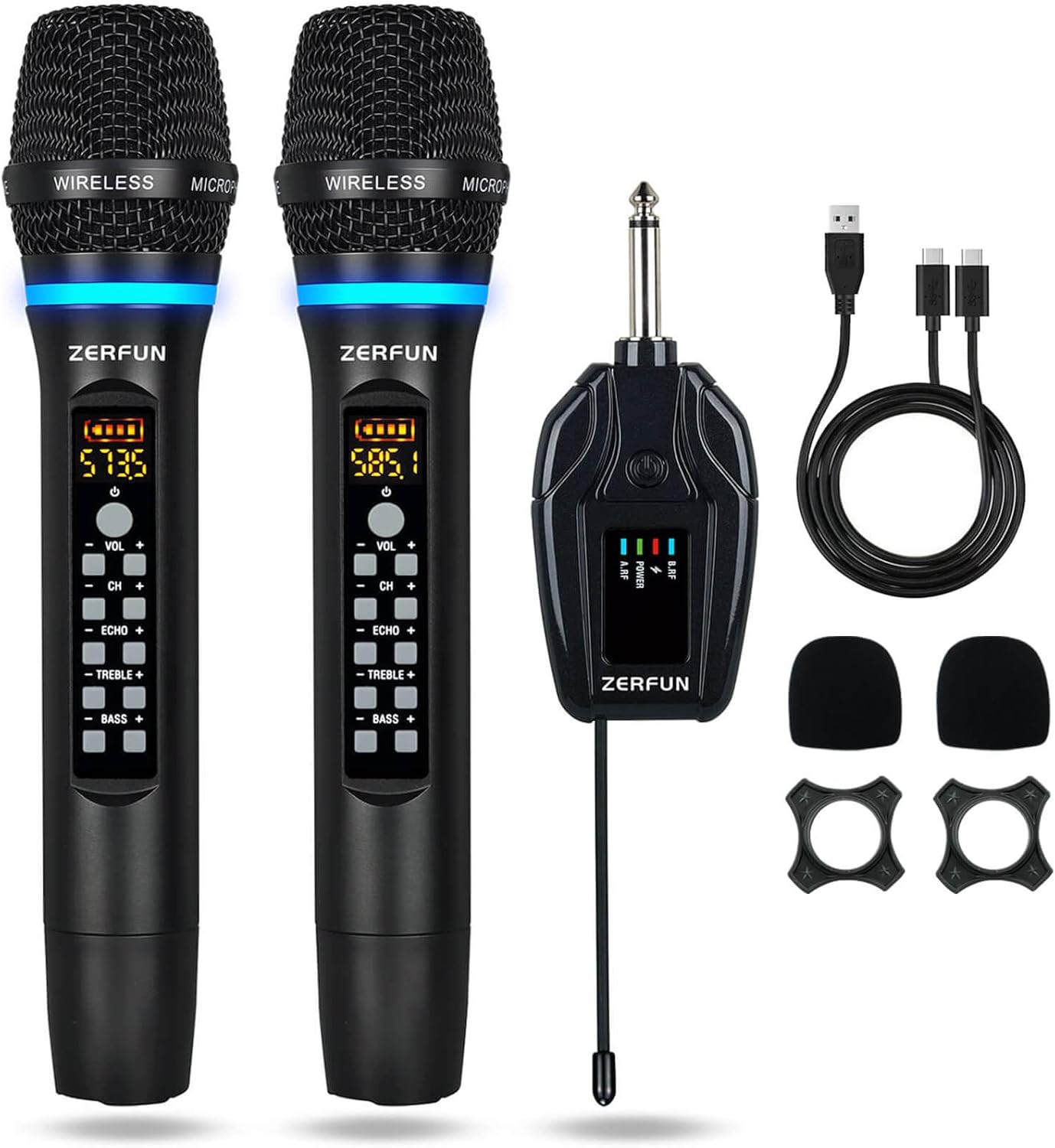 ZERFUN Dual Wireless Microphones - Pro Sound Control