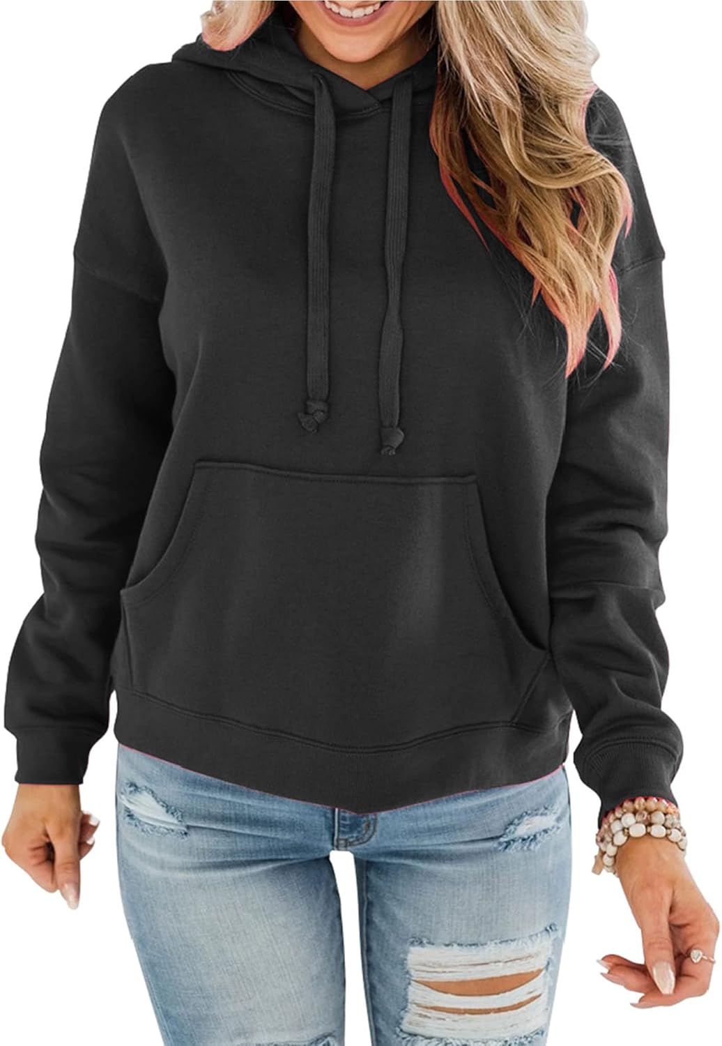 Bingerlily Women's Lightweight Hoodie with Pocket
