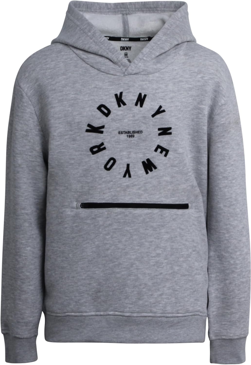 DKNY Boys' Cozy Logo Hoodie - Soft Fleece & Stylish Design