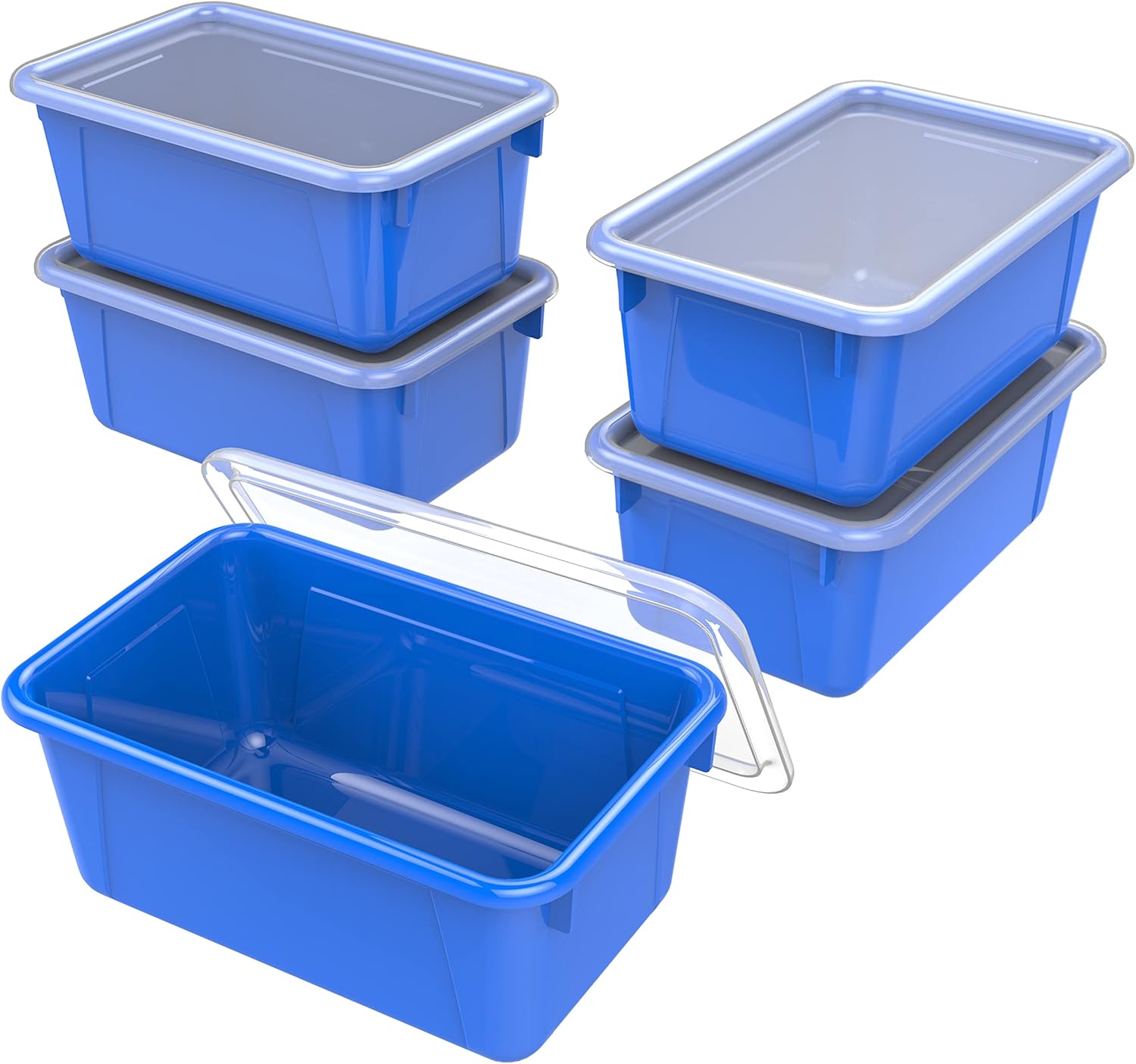 Storex Small Cubby Bins for Classroom Organization and Storage
