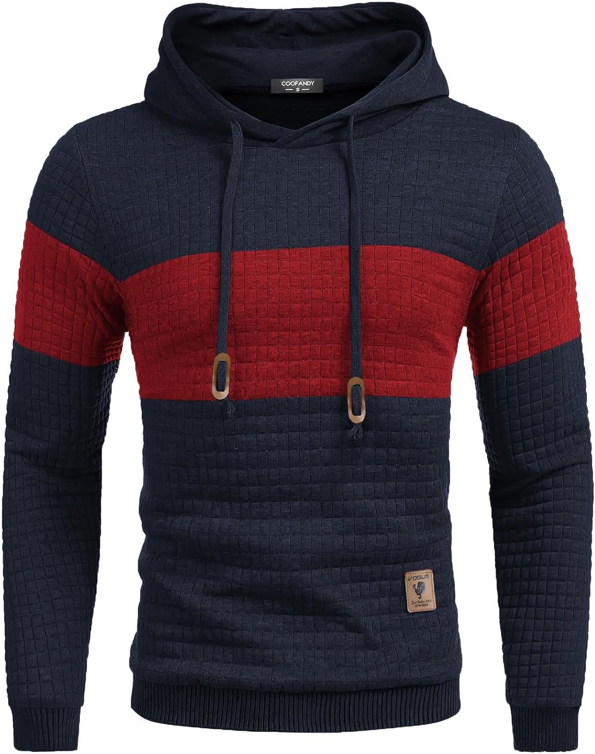 COOFANDY Mens Hooded Sweatshirt for Casual Style and Comfort