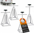 RV Stabilizer Jacks Set of 4 - Adjustable 11ft to 17ft for Stable