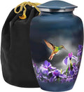 Trupoint Memorials Cremation Urns for Adult Ashes with Hummingbird