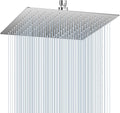 12 in Brushed Nickel Rain Shower Head - Full Body Rainfall Spa