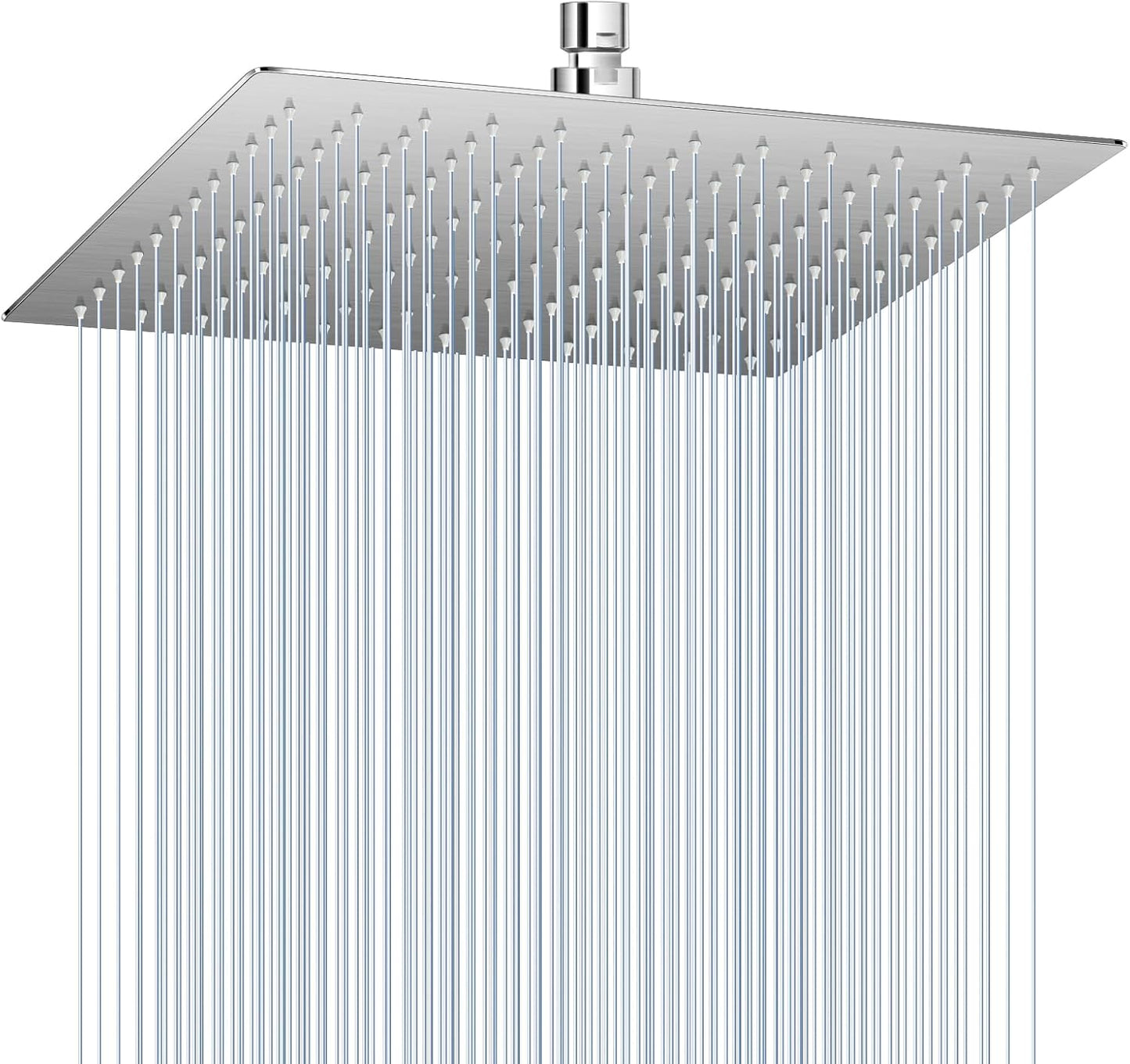 12 inch Brushed Nickel Rain Shower Head for Luxurious Showers