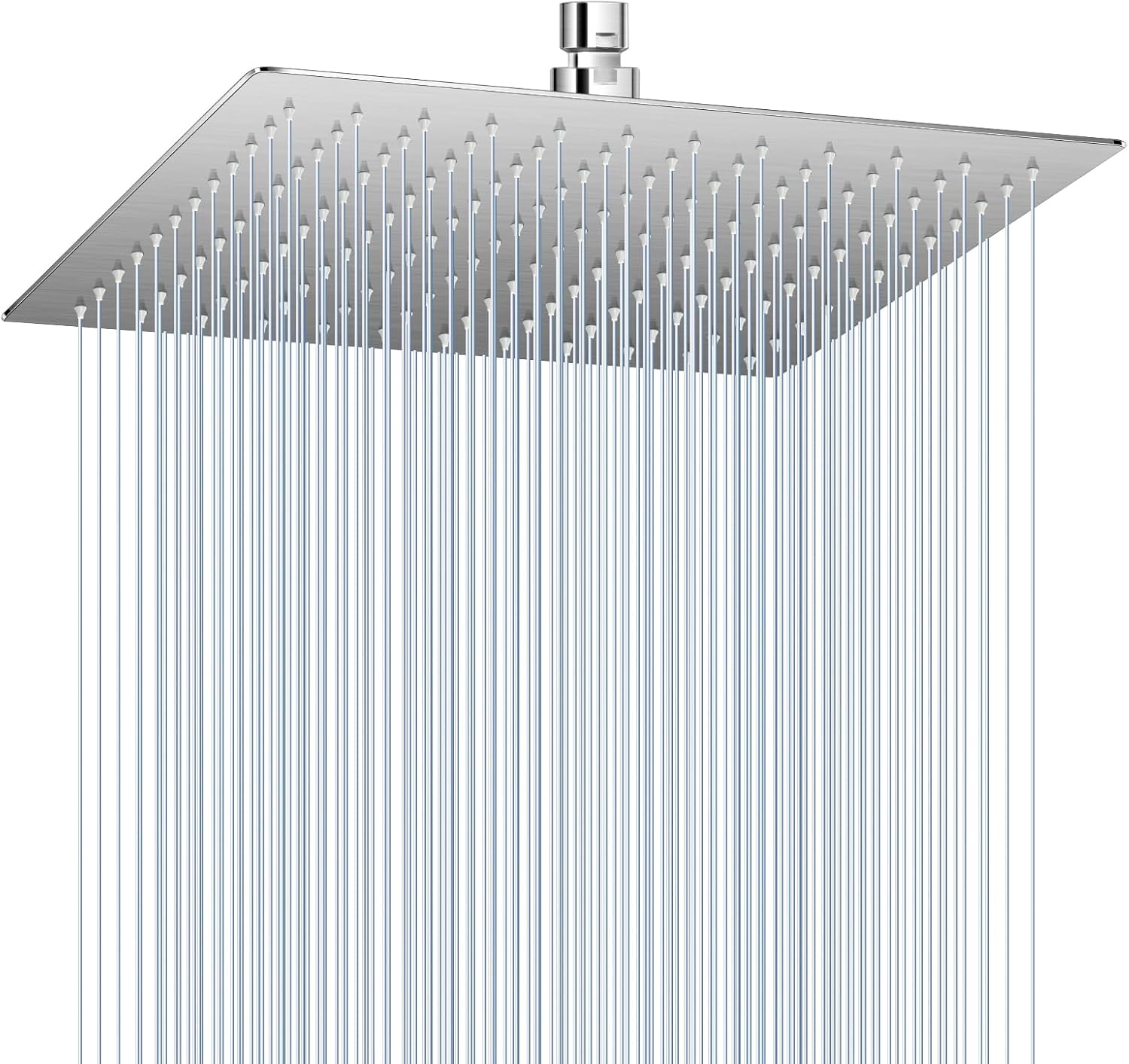 12 inch Brushed Nickel Rain Shower Head for Luxurious Showers