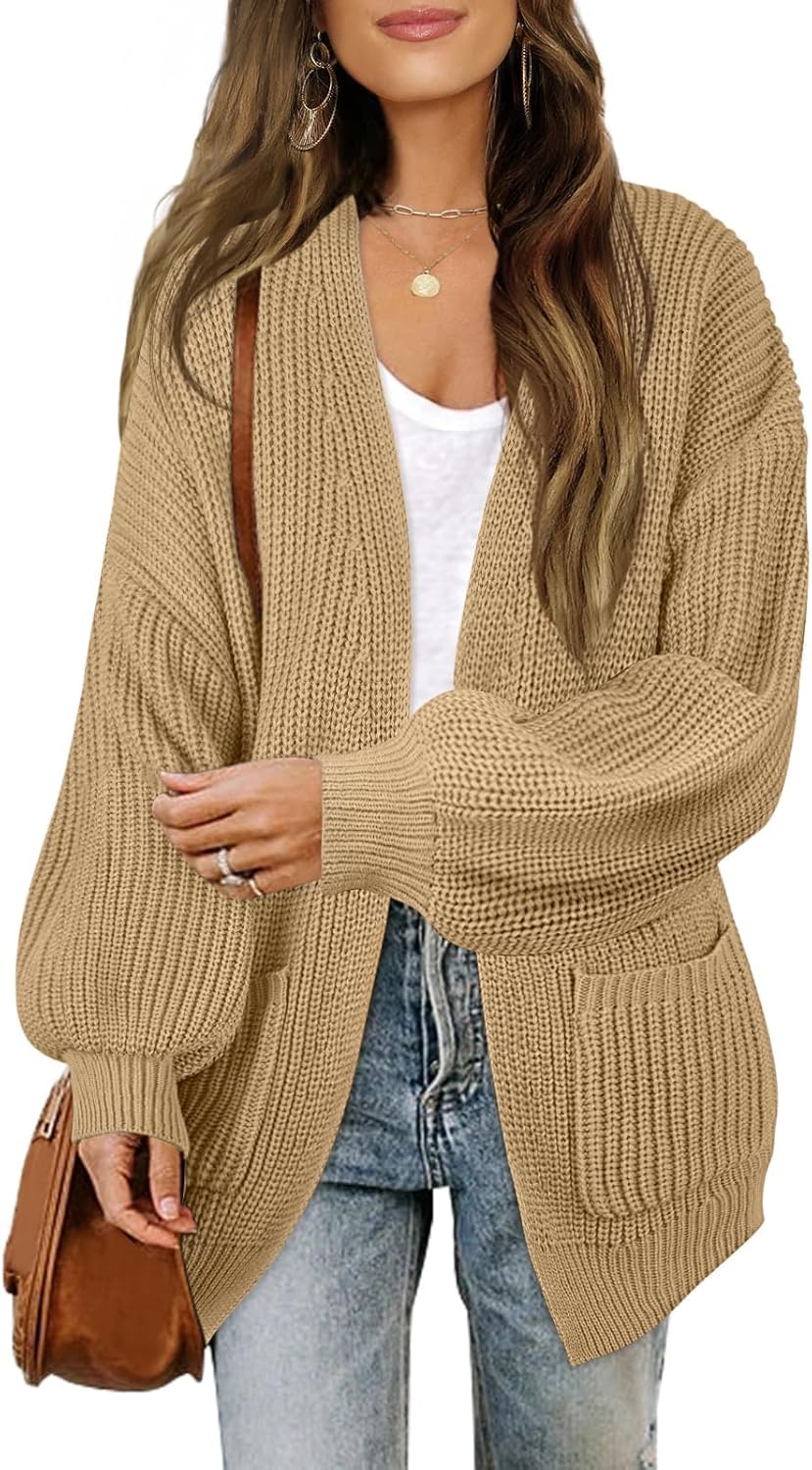 Chunky Cardigan Sweaters for Women - Cozy Knit Outerwear