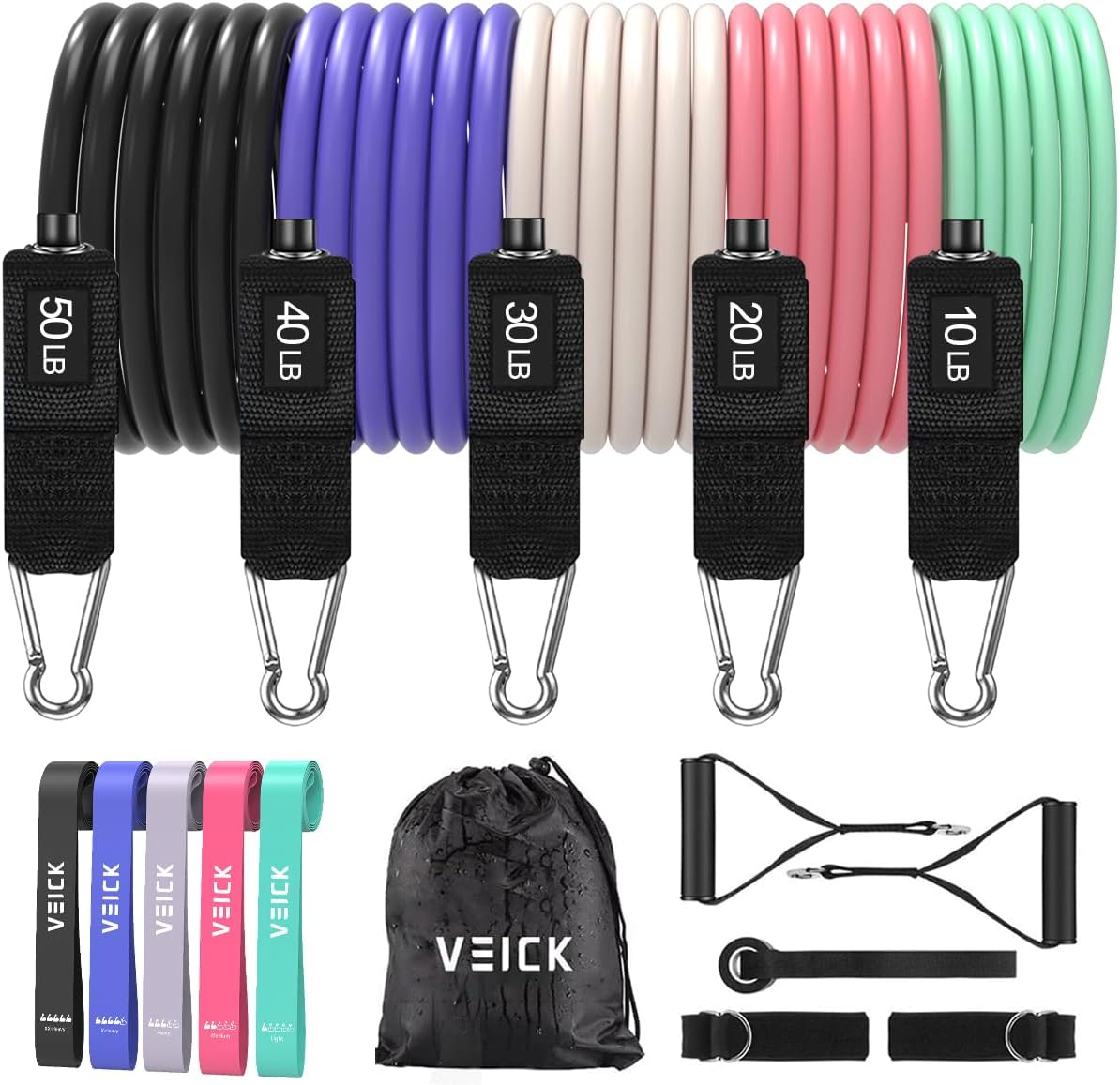 VEICK Resistance Bands for Effective Home Workouts and Fitness