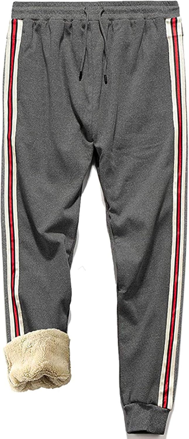 Cozy Sherpa-Lined Men's Sweatpants by MANLUODANNI