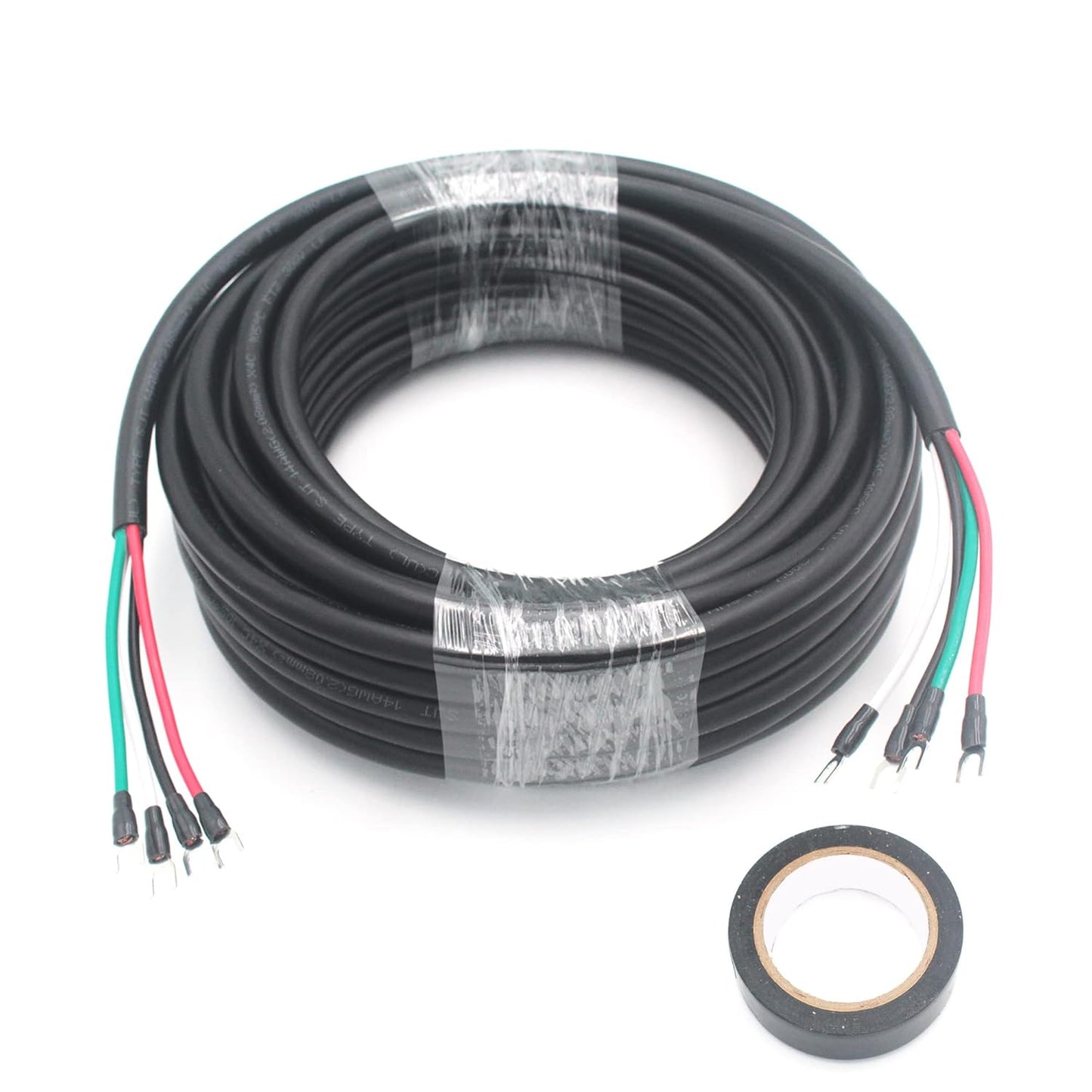 HANSUM 100ft Electrical Wires 16/4 AWG Conductor for AC