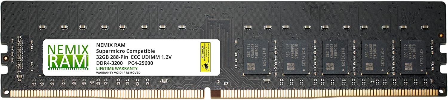 NEMIX RAM 16GB DDR4 3200MHZ PC4-25600 for Supermicro Servers