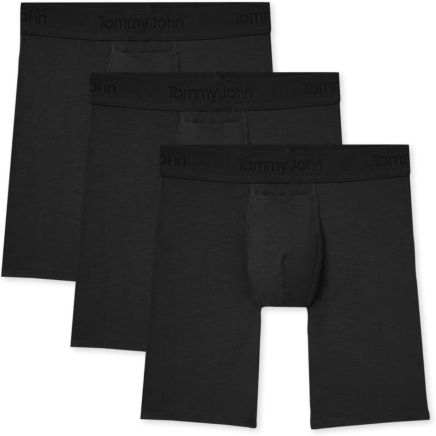 Tommy John Second Skin Boxer Briefs for Men with Quick Draw Fly
