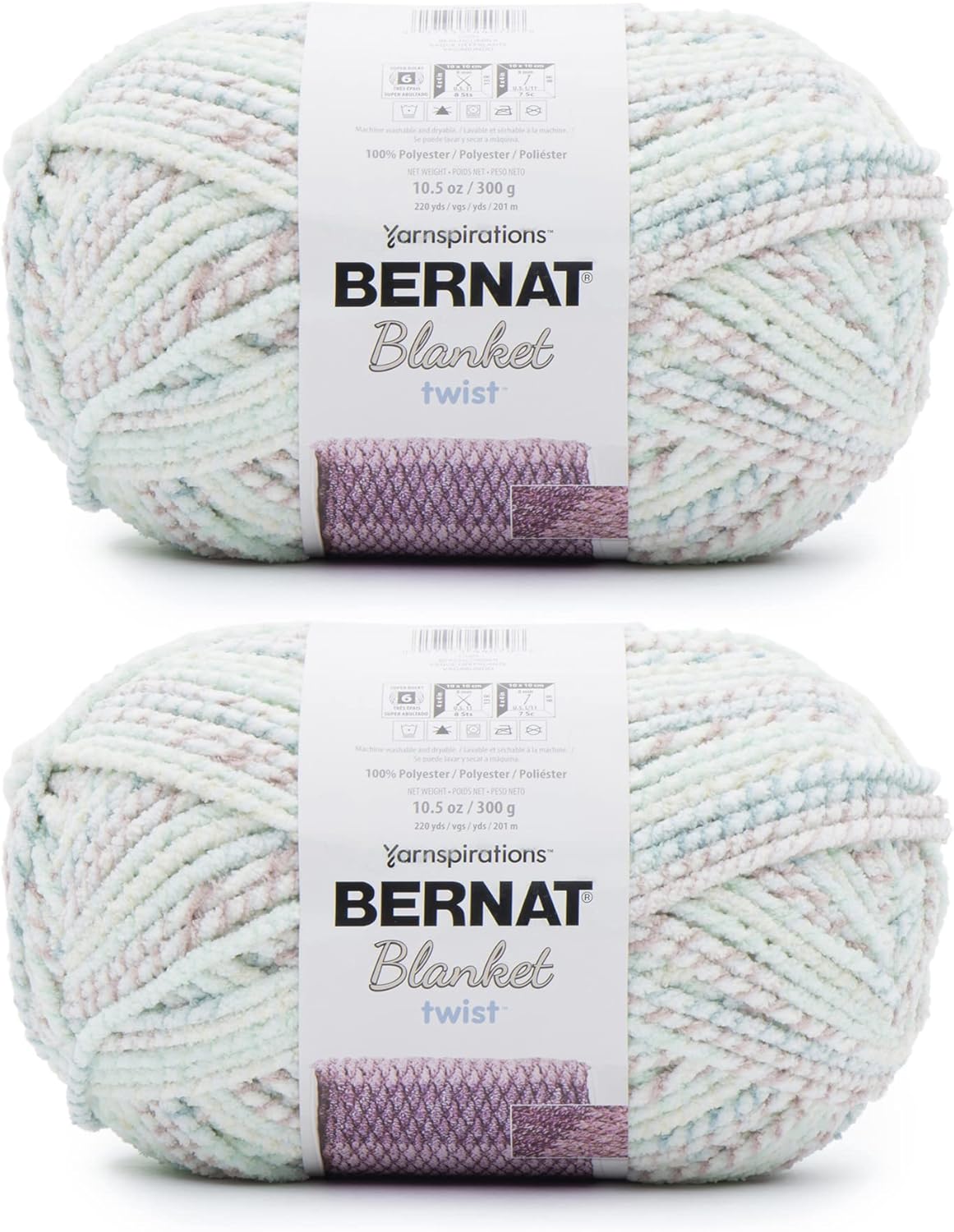 Bernat Blanket Twist Beachcomber Yarn for Knitting and Crocheting