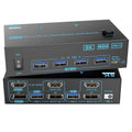 8K Displayport 1.4 + HDMI 2.1 Dual Monitor KVM Switch - Share 2