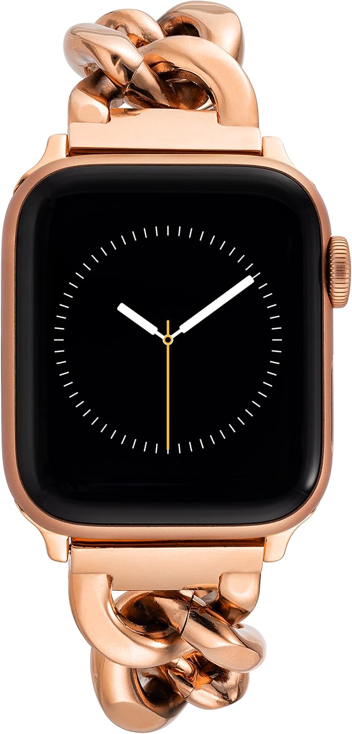 Anne Klein Fashion Chain Bracelet for Apple Watch - Stylish & Secure