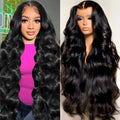 13x6 Body Wave Lace Front Wig Human Hair - Natural Black 26in