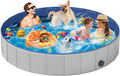 Dog Pool for Large Dogs Foldable Plastic Pool XL - Spacious Durable