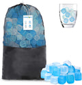 360 Pack Reusable Ice Cubes Refreezable Plastic Ice Cubes - Large Pack