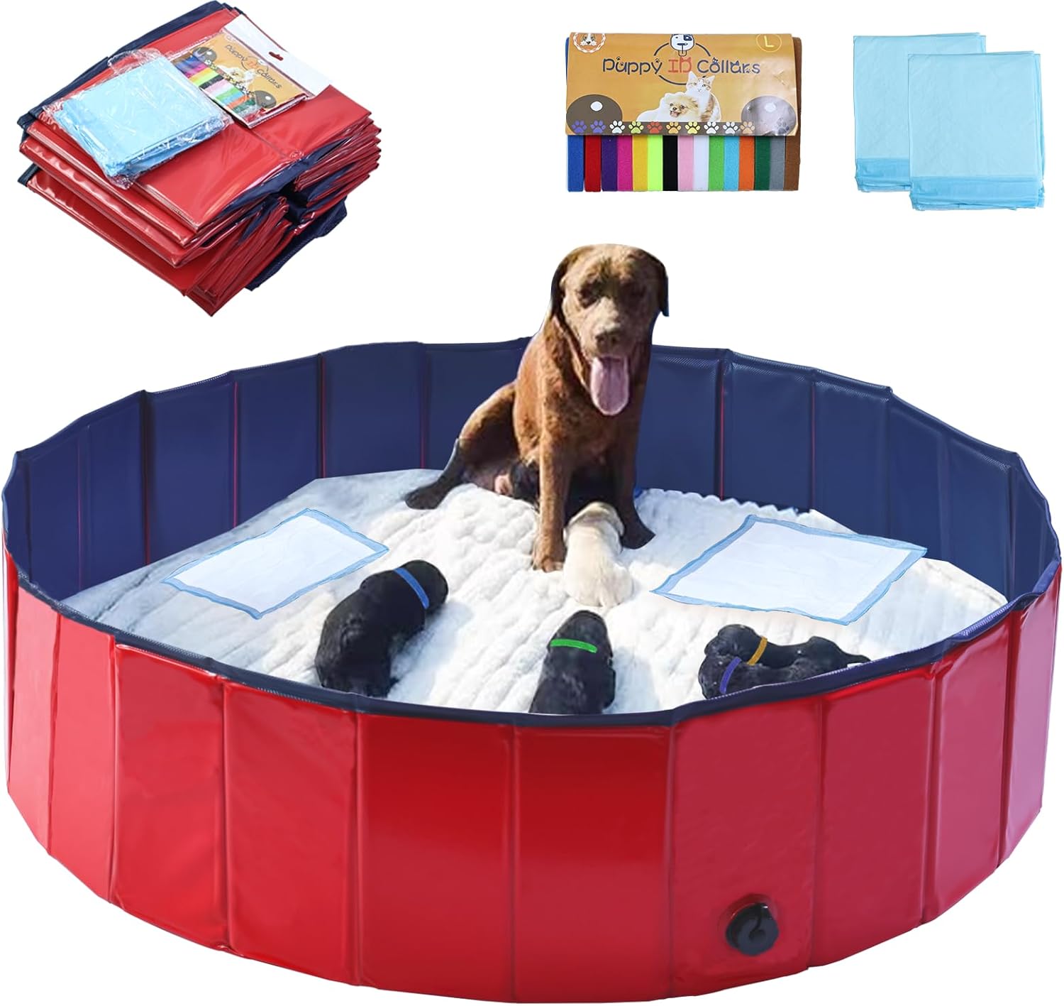 Durable Whelping Box Pool for Dogs - Perfect for Birthing Puppies