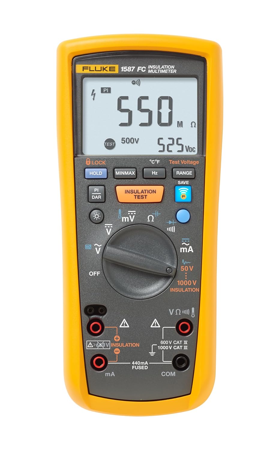 Fluke 1587 FC Insulation Multimeter with Advanced Testing Features