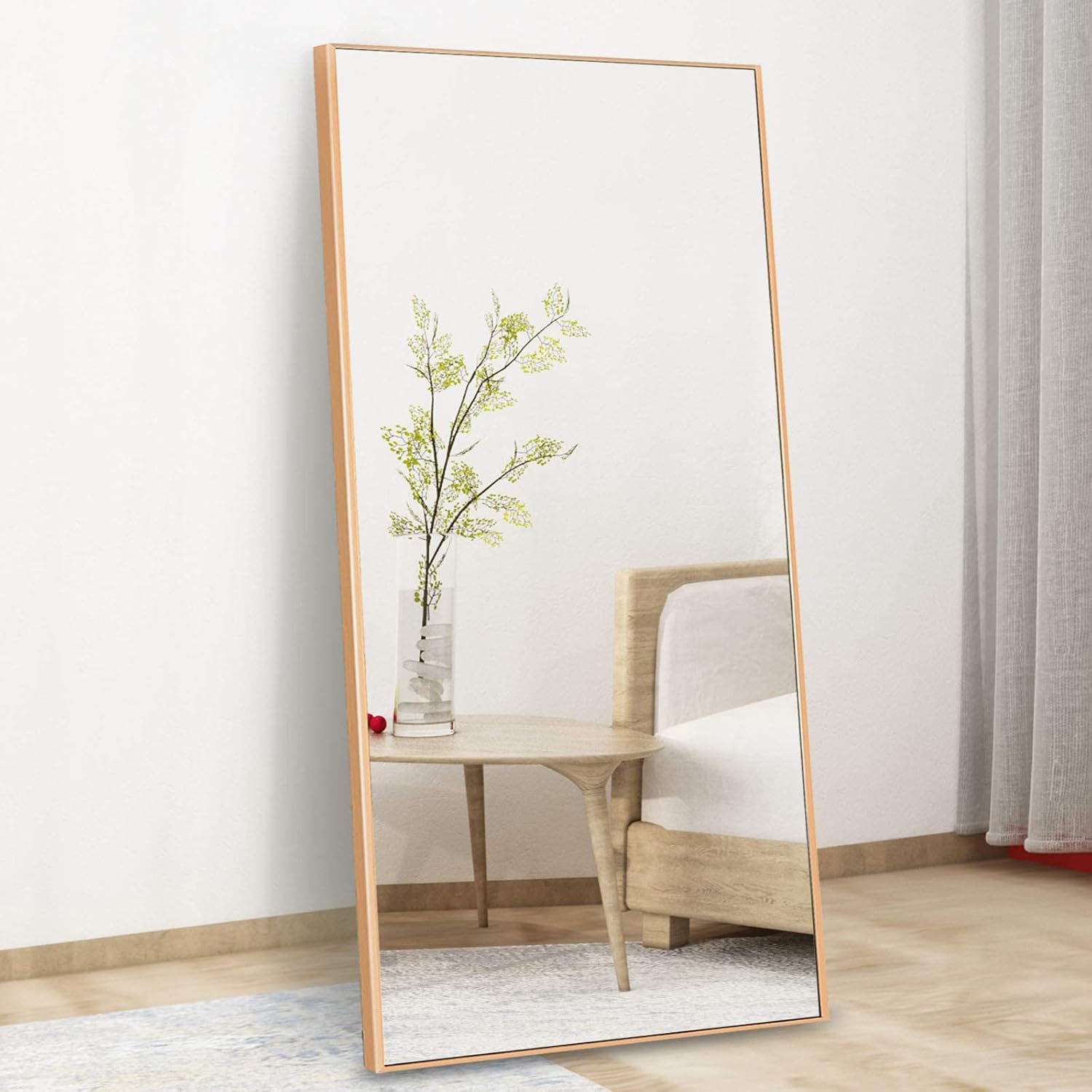 CONGUILIAO Full Length Mirror - Elegant Gold Frame Design
