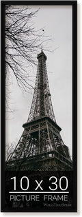 10x30 Black Picture Frame for Puzzles, Posters, and Photos