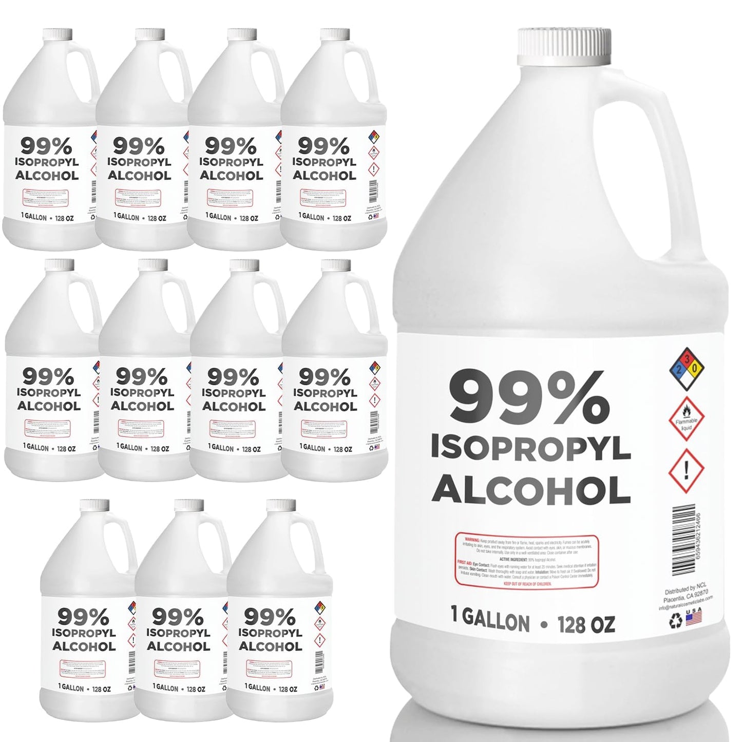 High Impact 99% Isopropyl Alcohol Gallon - Perfect for Home Use