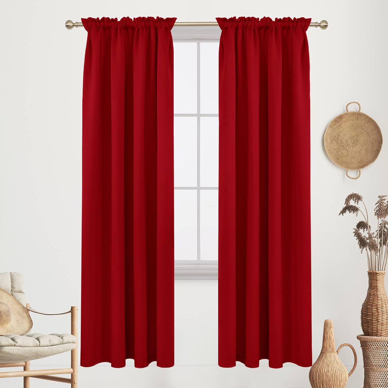 Deconovo Blackout Curtains for Bedroom and Living Room Use