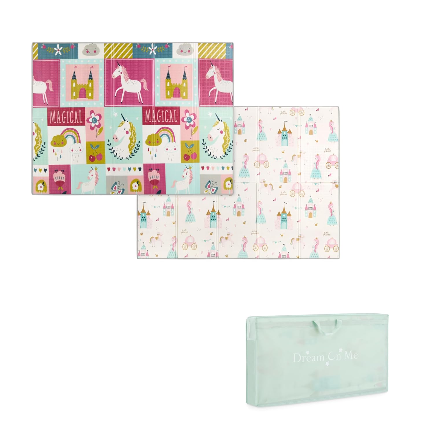 Dream On Me Play Time Reversible Baby Playmat for Learning